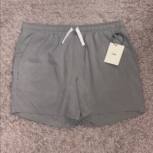 Cadets Men’s Le Club Shorts in Gray SZ S NWT